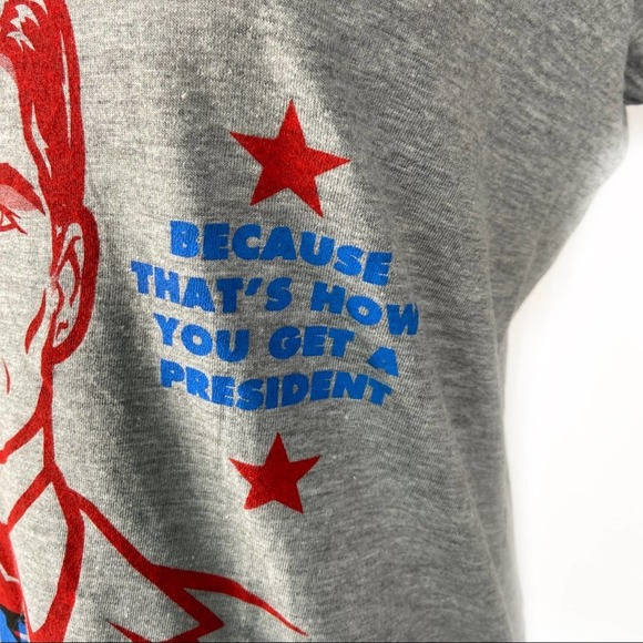 Archer 'Do You Want a President?' gray t-shirt L NWOT - Picture 3 of 7